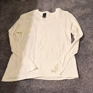 Hanes Perfect White Cotton Shirt